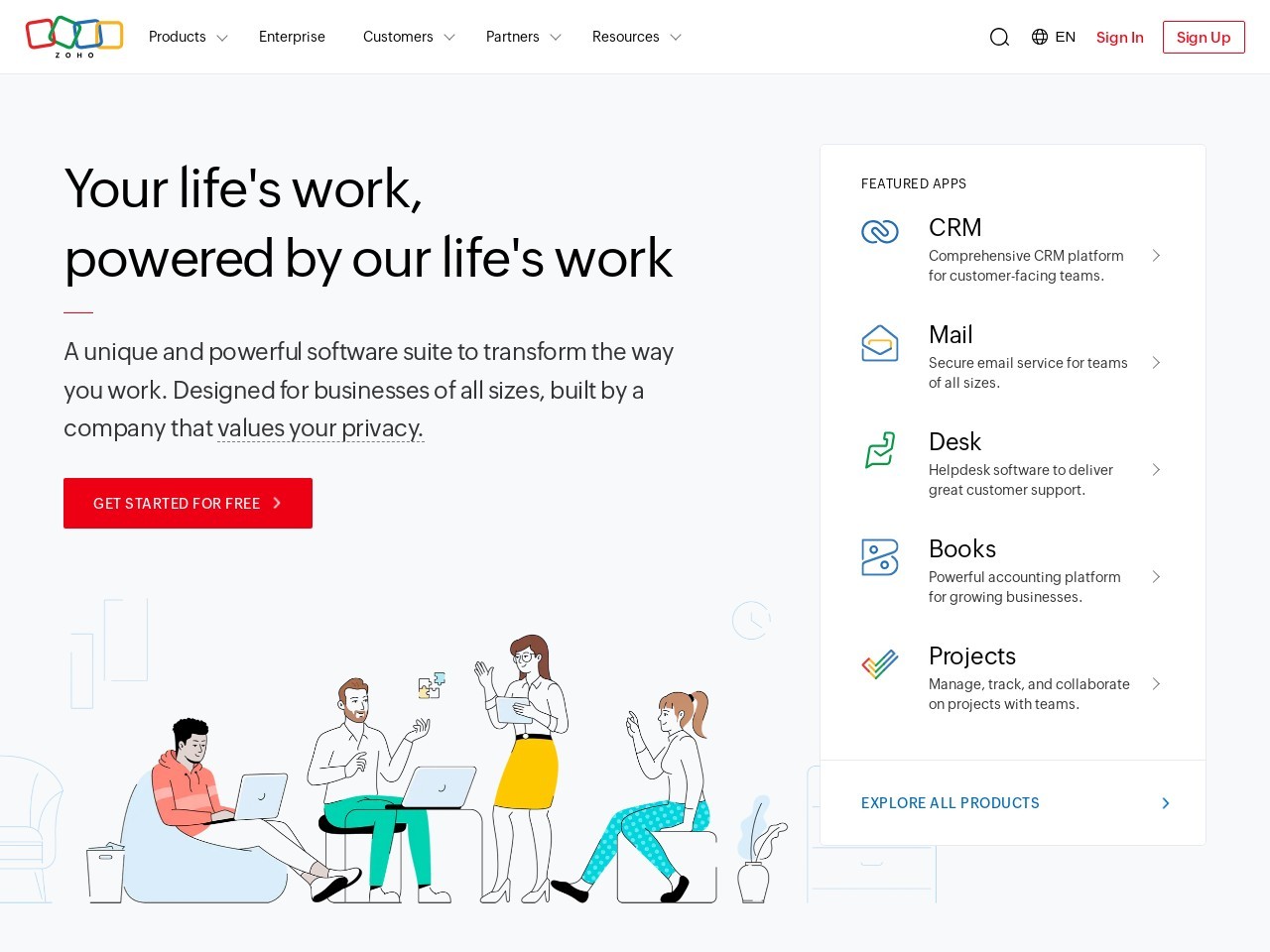 Zoho Social 截图