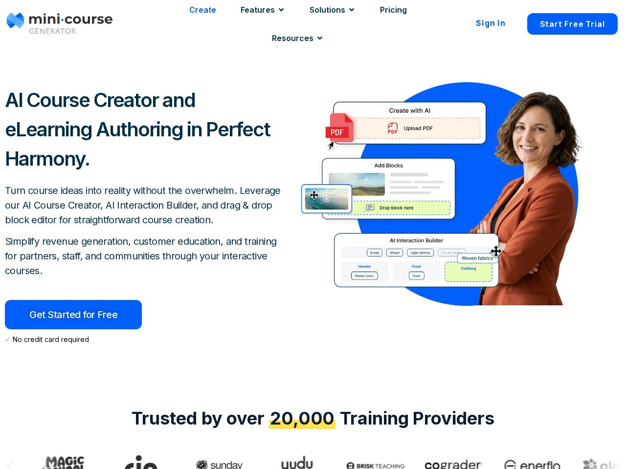 AI Course Creator with eLearning Authoring