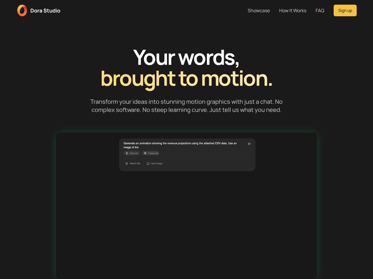 Text-to-Motion | AI-Powered Motion Graphics Generator