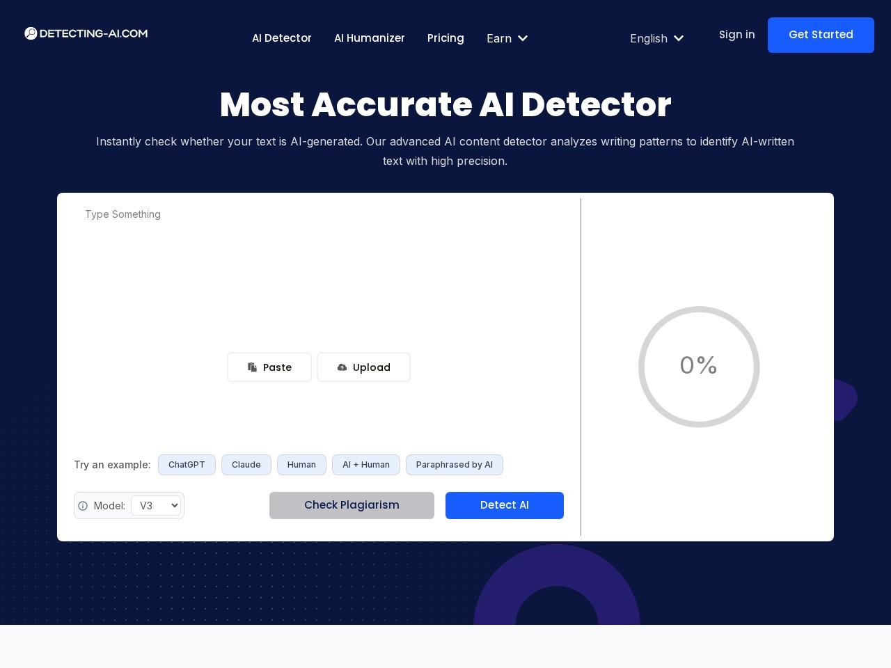 Detecting AI