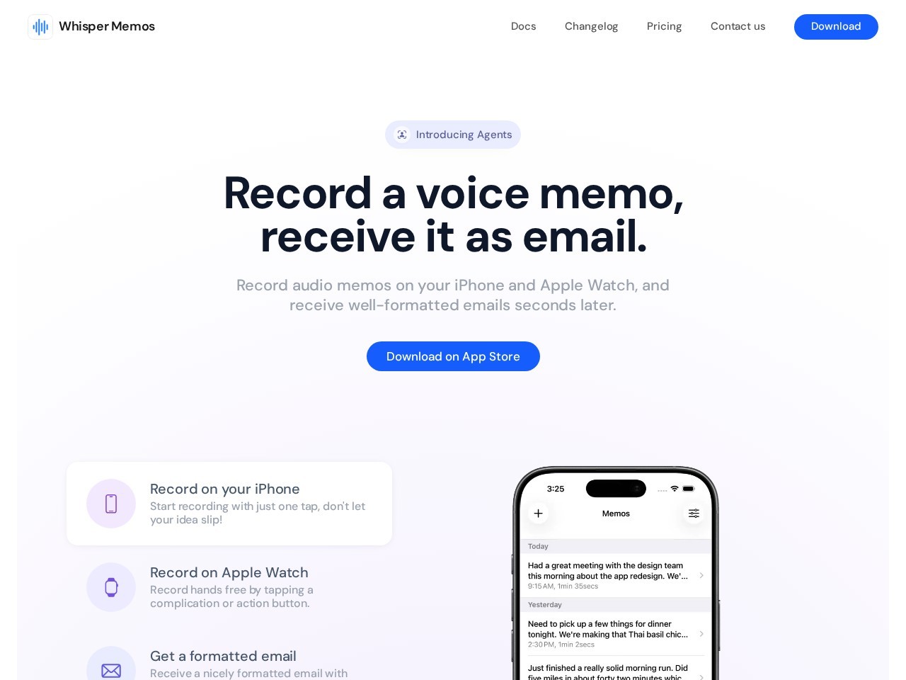 Whisper Memos
