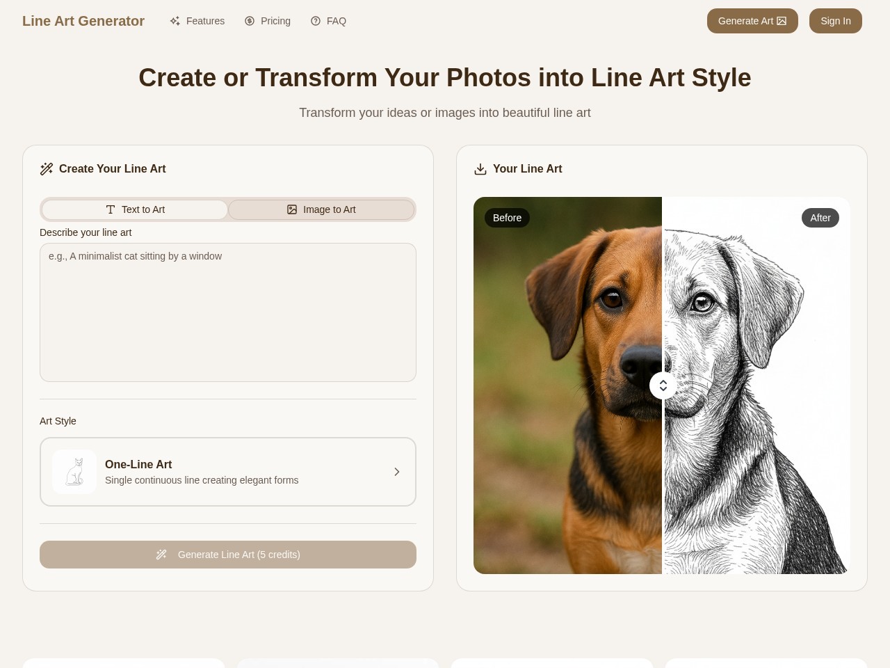 Line Art Generator