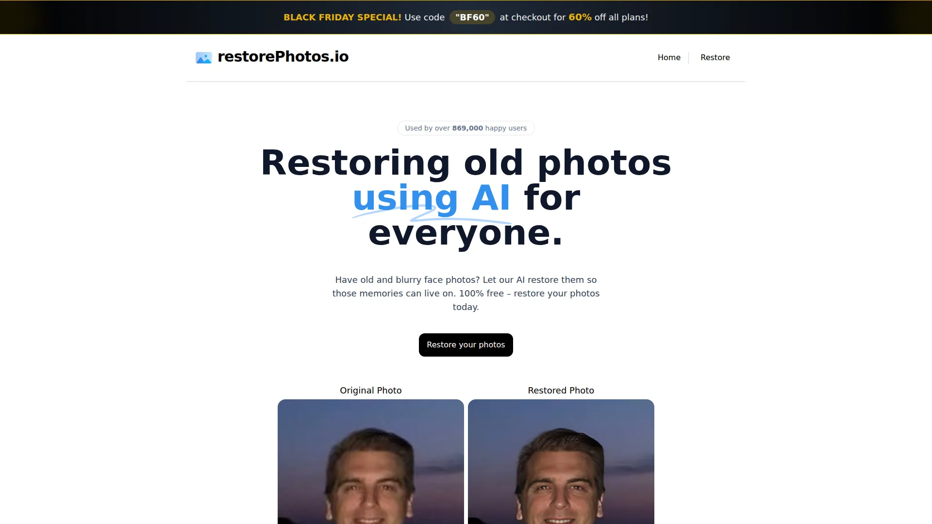 Face Photo Restorer