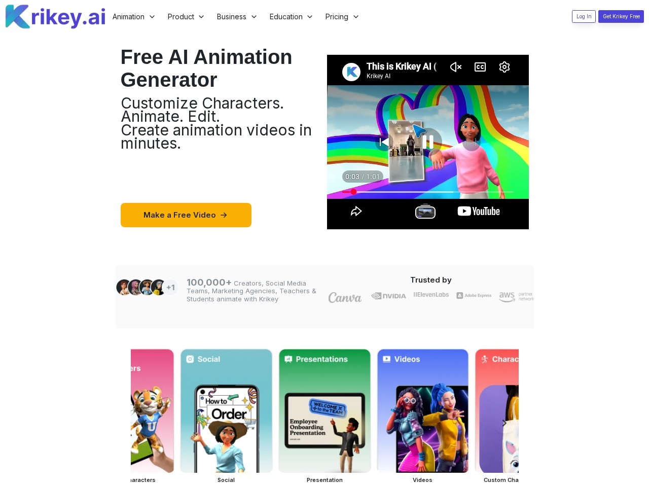 Krikey AI Animation Generator, Animation Maker &am