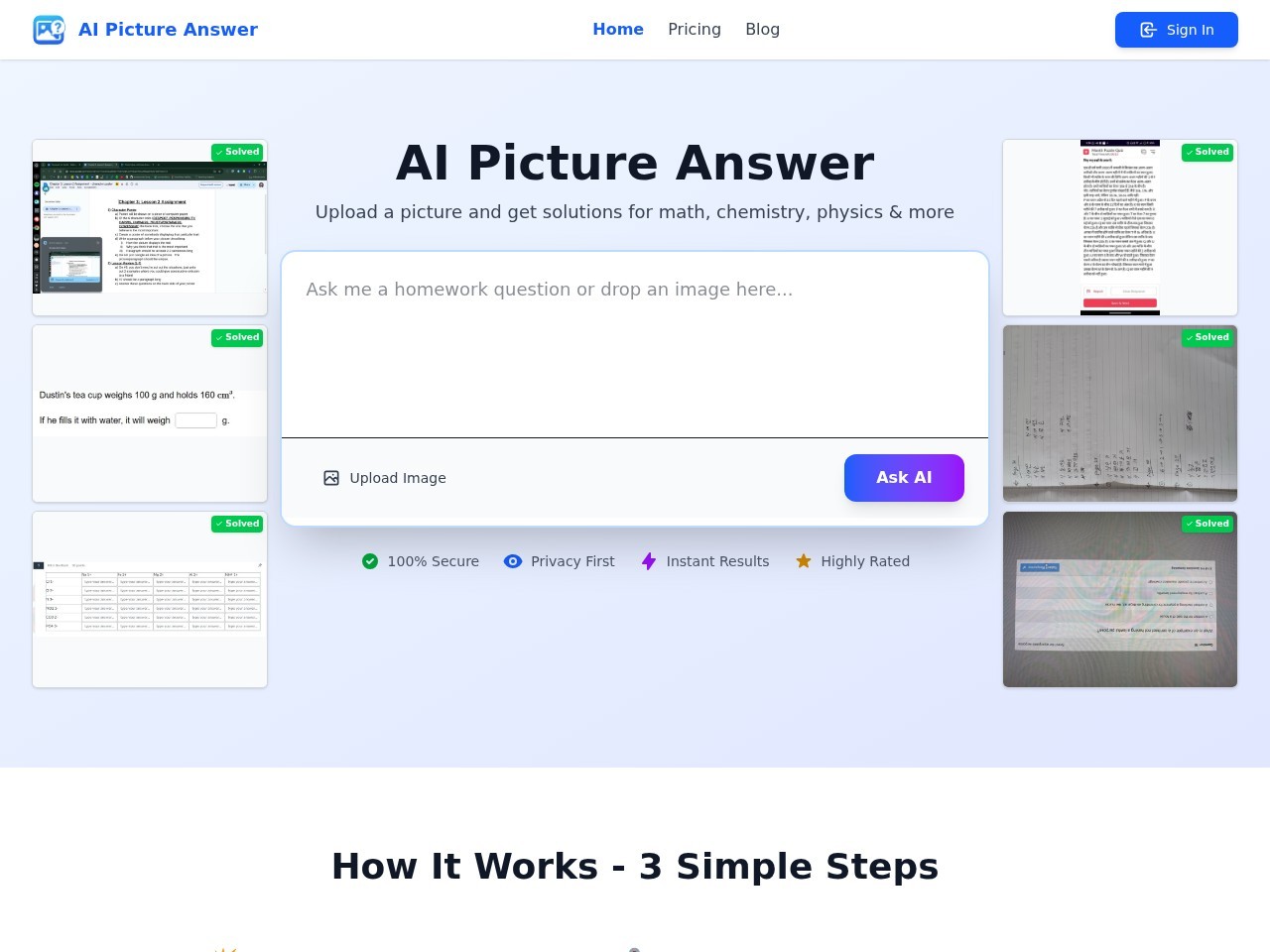 AI Picture Answer