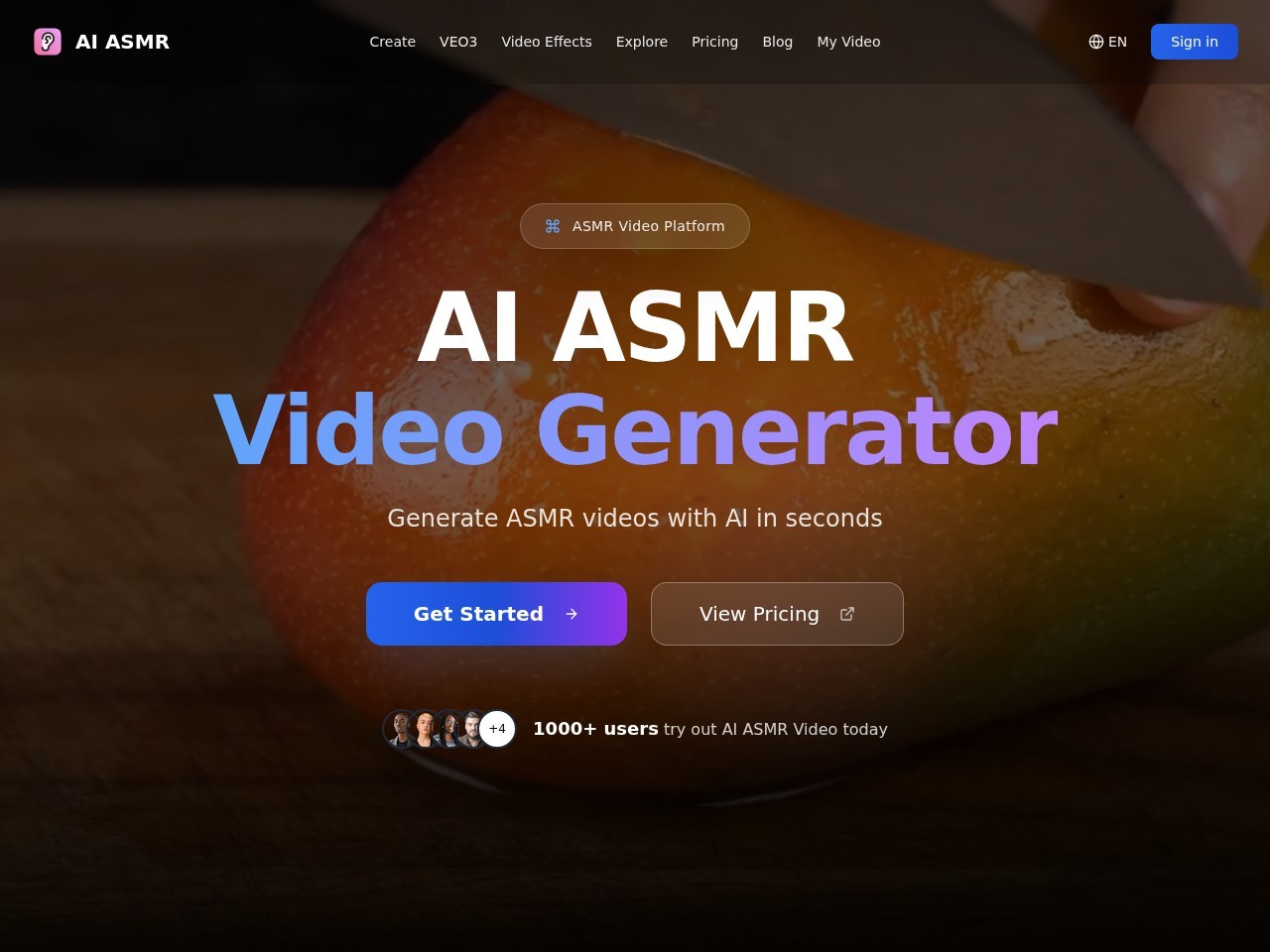 AI ASMR Generator