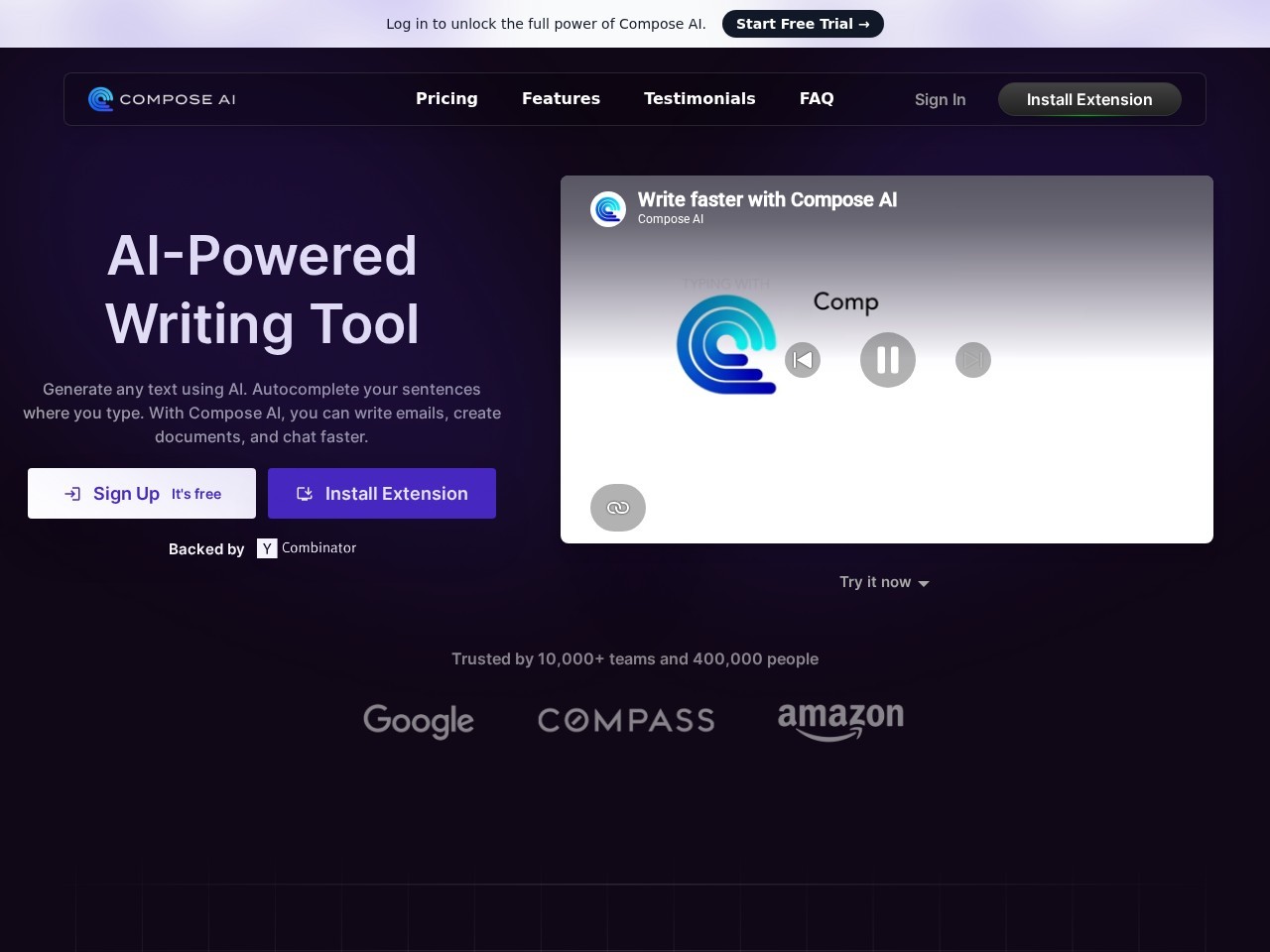 Compose AI: Automated Your Writing