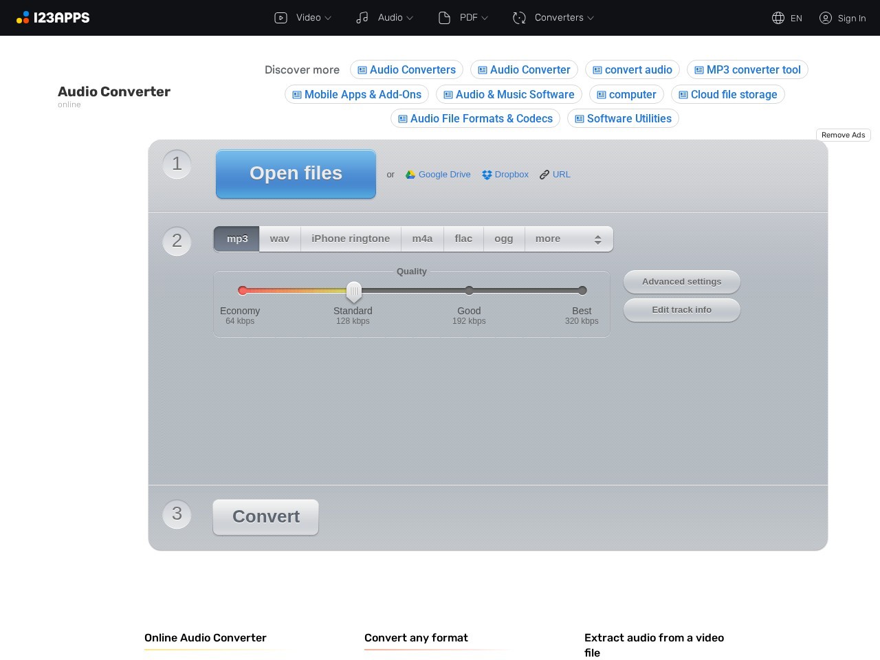 Online Audio Converter