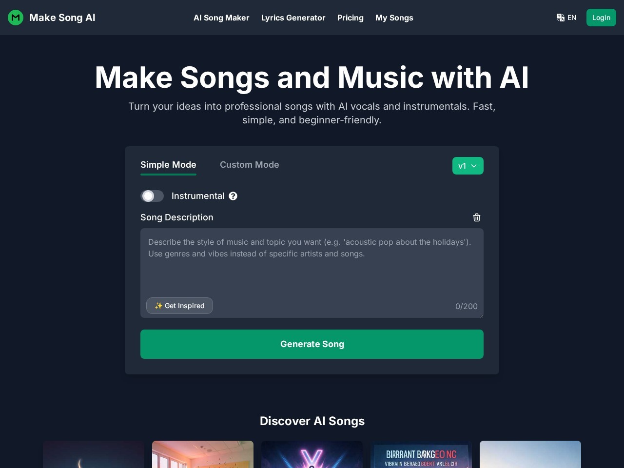 Make Song AI