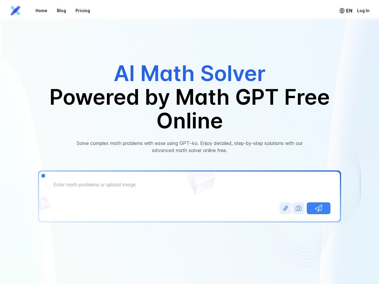 由Math GPT支持的免费在线AI数学求解器