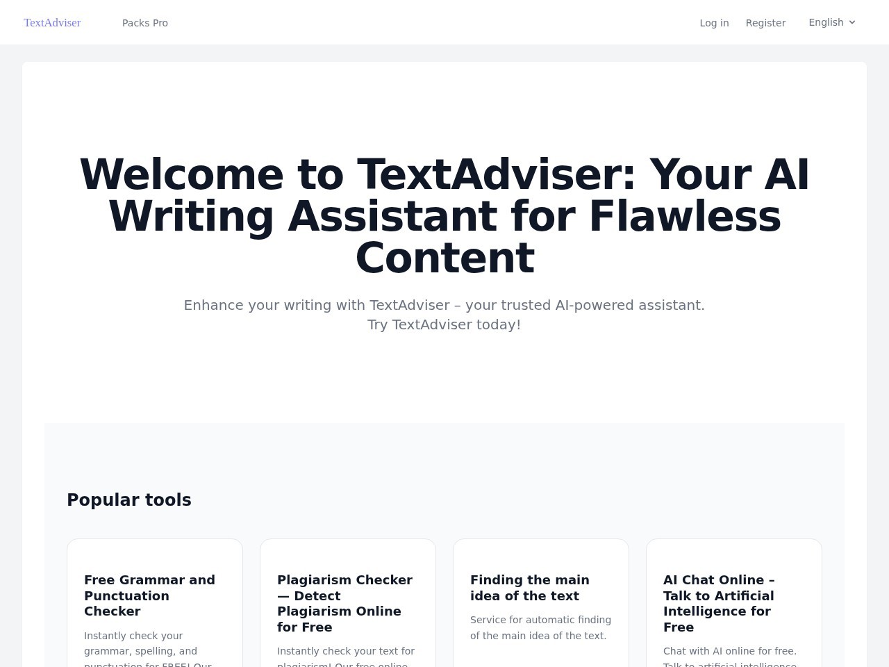 TextAdviser