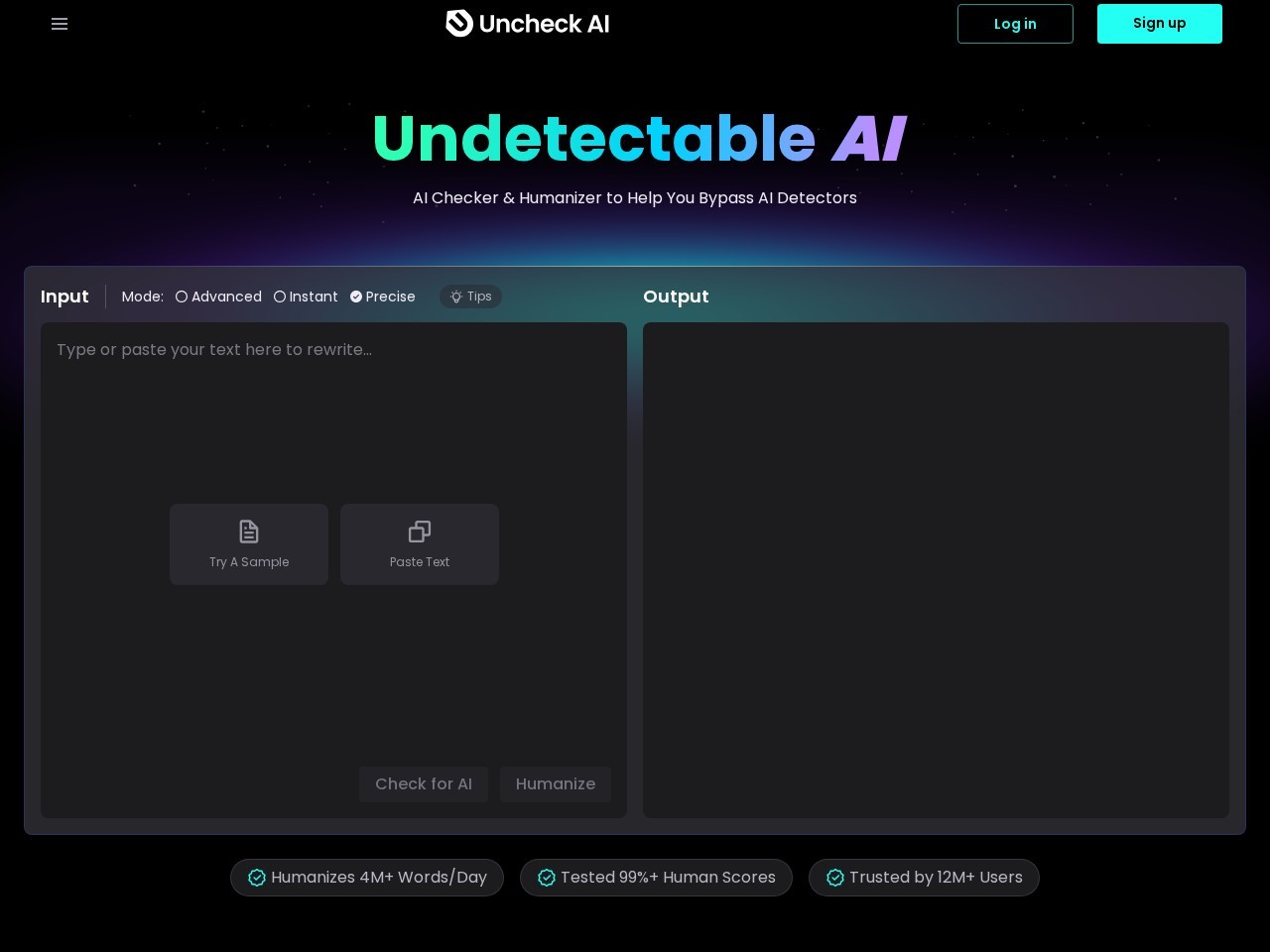 Uncheck AI