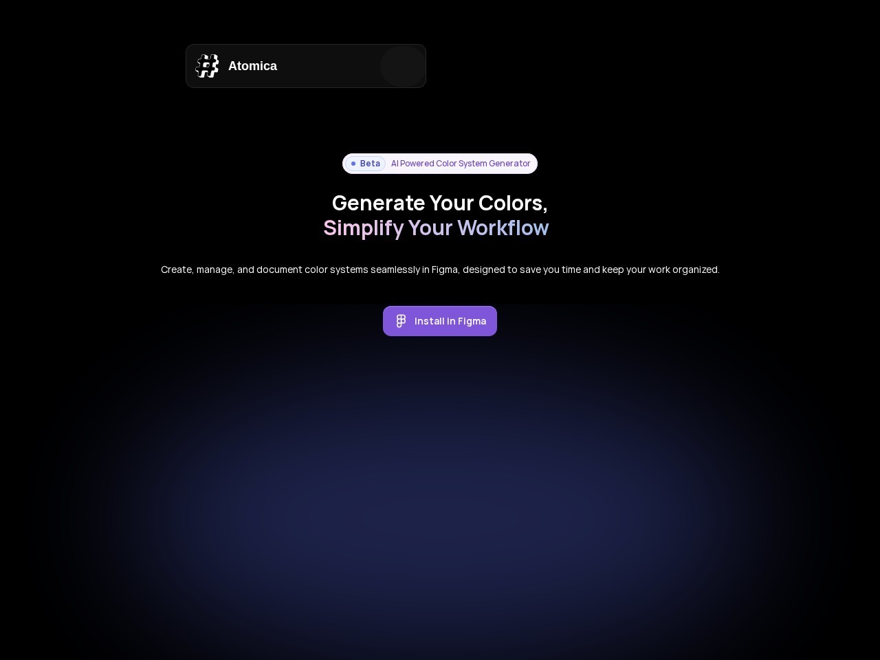 Atomica: Color System Generator