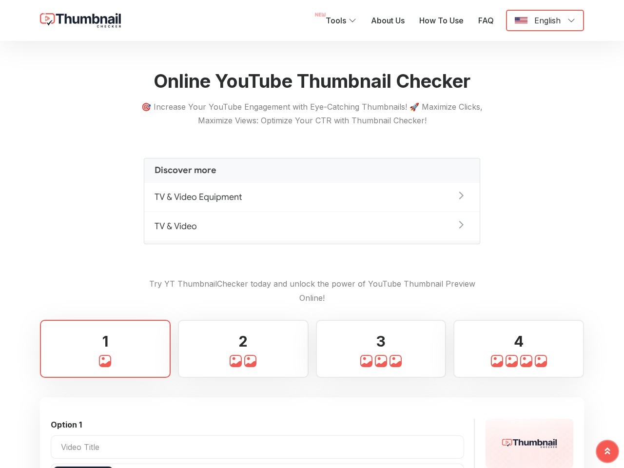 YouTube Thumbnail Checker: A/B Testing &amp; Previ